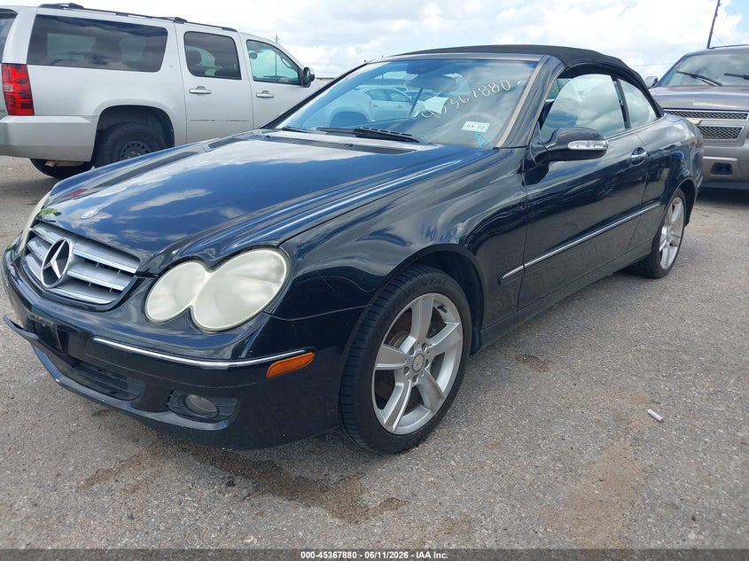 2008 Mercedes-benz Clk-class VIN WDBTK56F18F236454 IAAI salvage auction — RIGHT REAR, Original (Texas), sold $700 on 2026-07-08 (photo 2)