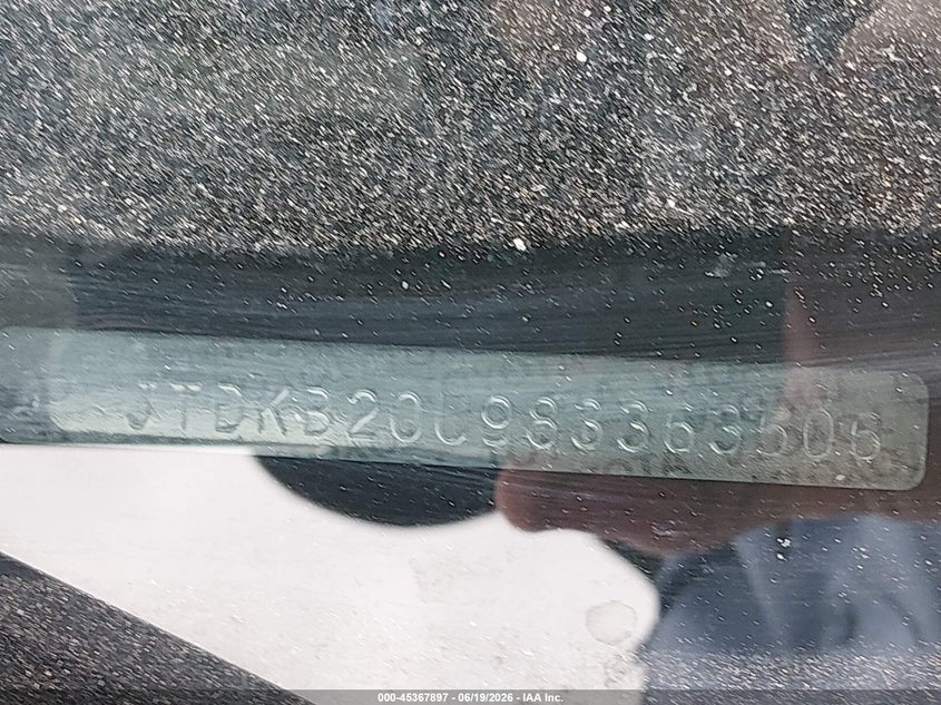 2008 Toyota Prius VIN JTDKB20U983363506 IAAI salvage auction — NORMAL WEAR, Clear - Dealer Only (California), sold $75 on 2026-07-30 (photo 9)