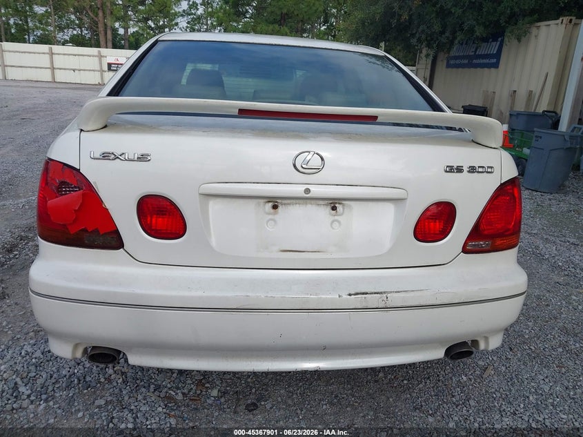 2001 Lexus Gs 300 VIN JT8BD69S710148876 IAAI salvage auction — NORMAL WEAR, Clear (Florida), sold $25 on 2026-07-23 (photo 6)