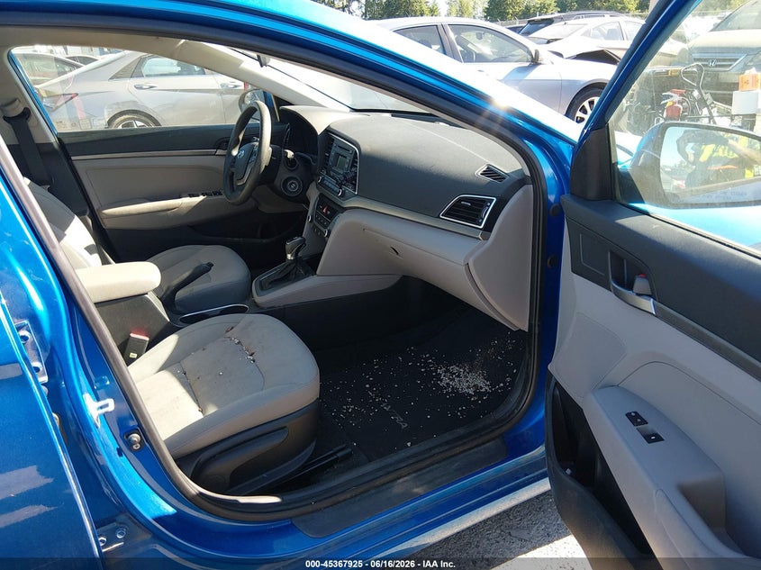 2017 Hyundai Elantra VIN KMHD74LF4HU101336 IAAI salvage auction — REAR END, Bill Of Sale (Washington), sold $2,150 on 2026-07-08 (photo 5)