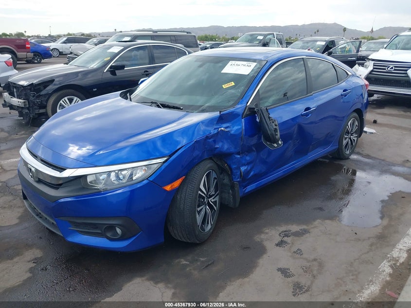 2018 Honda Civic VIN JHMFC1F35JX035360 IAAI salvage auction — SIDE, Salvage (Arizona), sold $2,850 on 2026-07-07 (photo 2)