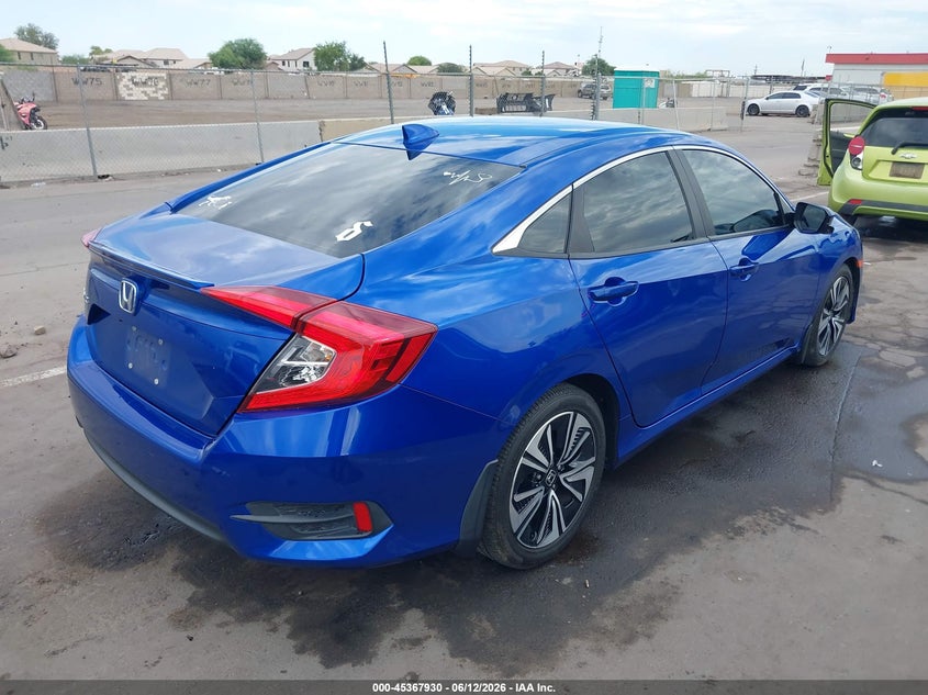 2018 Honda Civic VIN JHMFC1F35JX035360 IAAI salvage auction — SIDE, Salvage (Arizona), sold $2,850 on 2026-07-07 (photo 4)