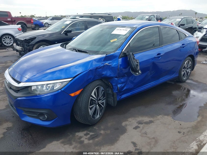 2018 Honda Civic VIN JHMFC1F35JX035360 IAAI salvage auction — SIDE, Salvage (Arizona), sold $2,850 on 2026-07-07 (photo 6)