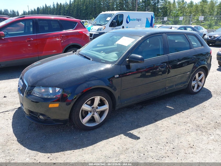 2008 Audi A3 VIN WAUHE78P28A171821 IAAI salvage auction — NORMAL WEAR, Clear (Washington), sold $450 on 2026-07-22 (photo 2)