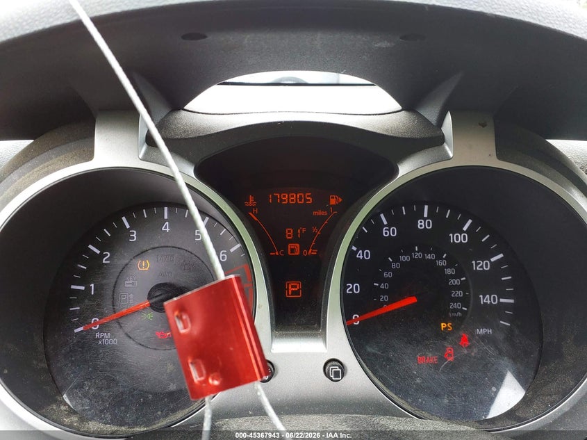 2012 Nissan Juke VIN JN8AF5MR7CT101326 IAAI salvage auction — NORMAL WEAR, Repossession Paperwork (Georgia), sold $25 on 2026-07-15 (photo 7)