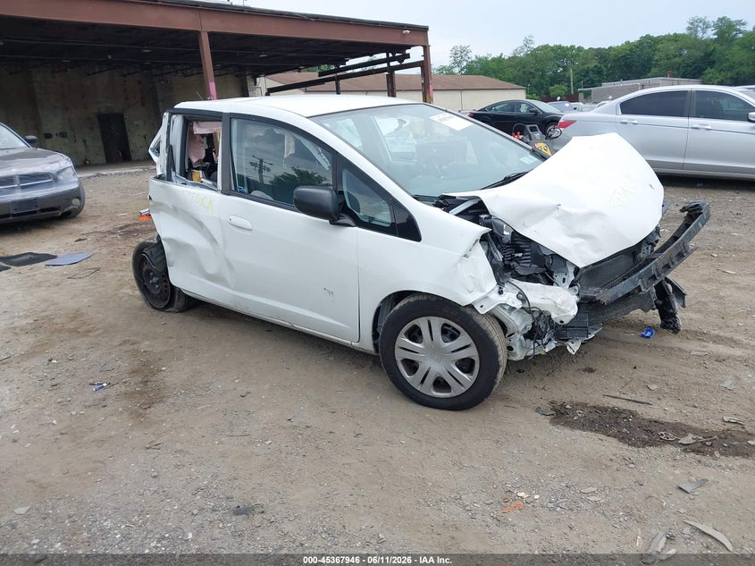 2010 Honda Fit VIN JHMGE8H29AS003732 IAAI salvage auction — FRONT END, Mv-907A (New York), sold $450 on 2026-07-07 (photo 1)