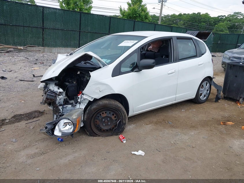 2010 Honda Fit VIN JHMGE8H29AS003732 IAAI salvage auction — FRONT END, Mv-907A (New York), sold $450 on 2026-07-07 (photo 2)