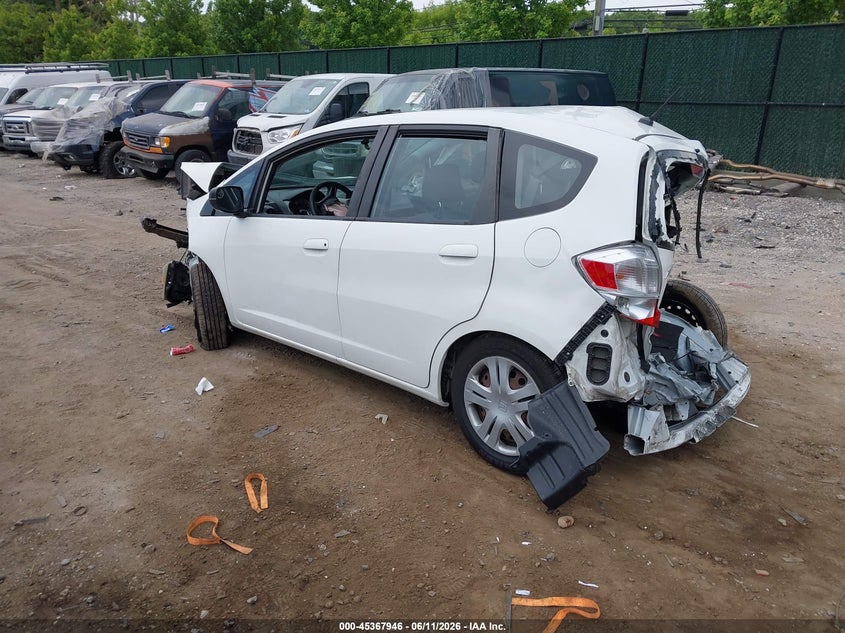 2010 Honda Fit VIN JHMGE8H29AS003732 IAAI salvage auction — FRONT END, Mv-907A (New York), sold $450 on 2026-07-07 (photo 3)