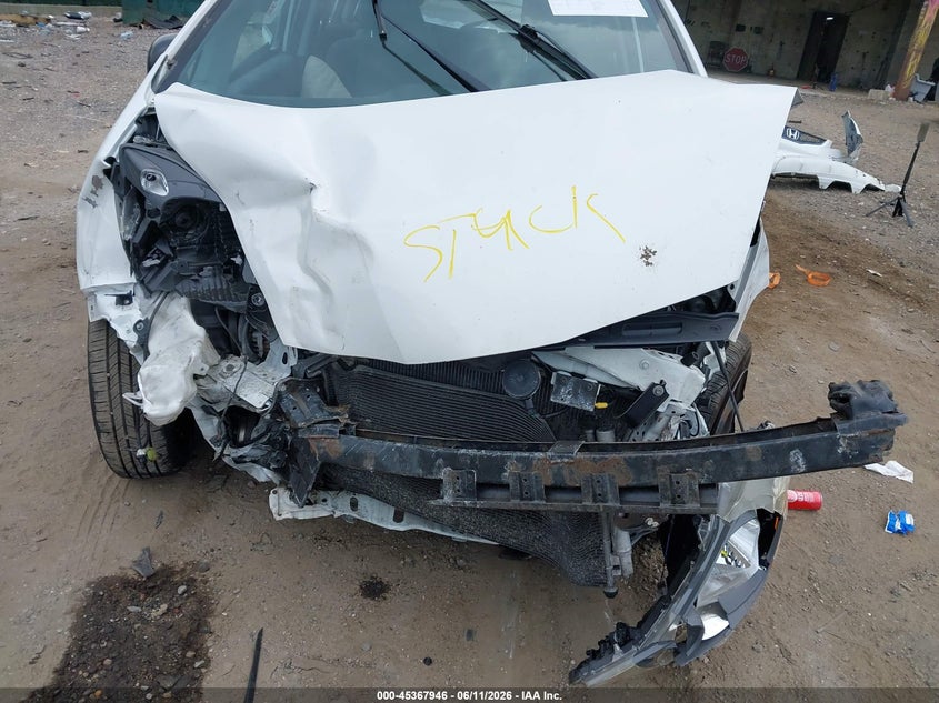 2010 Honda Fit VIN JHMGE8H29AS003732 IAAI salvage auction — FRONT END, Mv-907A (New York), sold $450 on 2026-07-07 (photo 6)