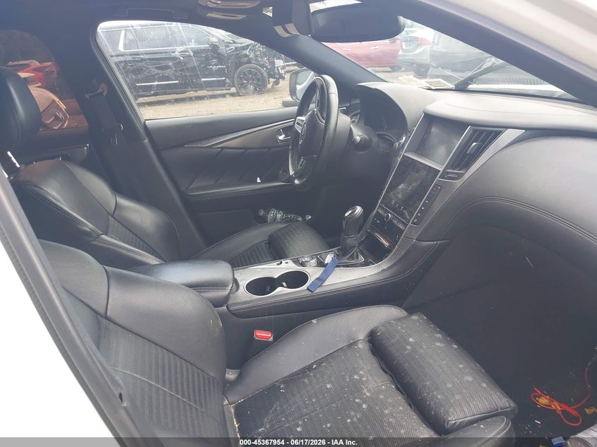2019 Infiniti Q50 VIN JN1EV7AR3KM551728 IAAI salvage auction — LEFT FRONT, Salvage Title, sold $2,850 on 2026-07-14 (photo 5)