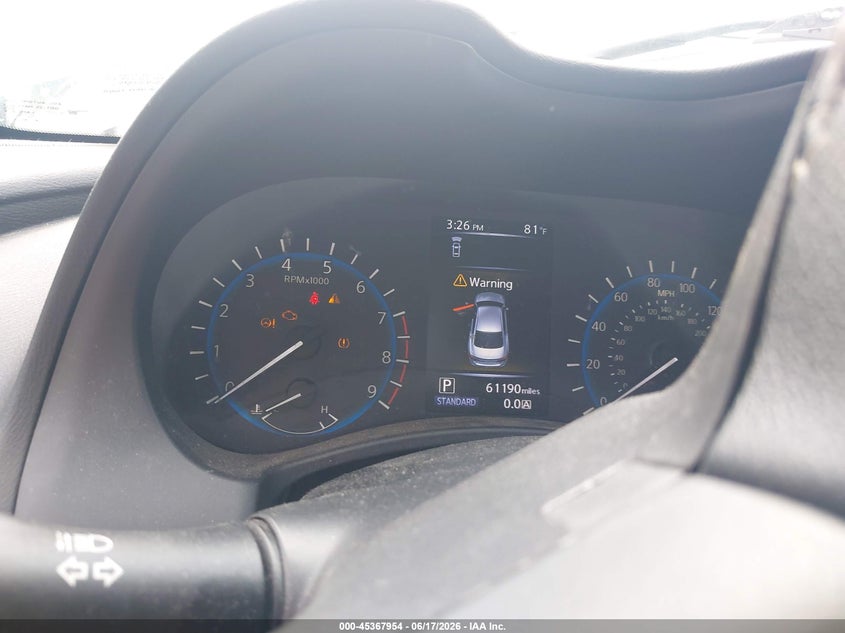 2019 Infiniti Q50 VIN JN1EV7AR3KM551728 IAAI salvage auction — LEFT FRONT, Salvage Title, sold $2,850 on 2026-07-14 (photo 7)