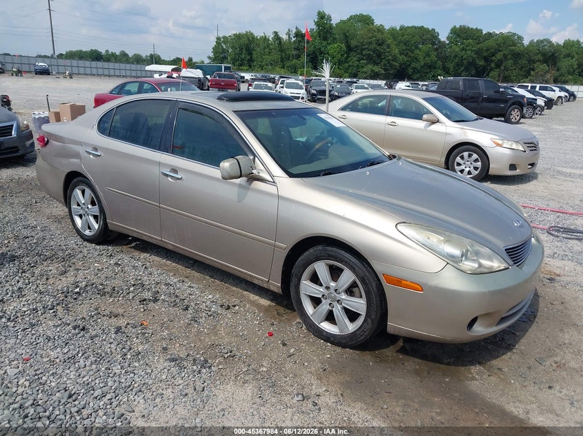 2005 Lexus Es 330 VIN JTHBA30G155075612 IAAI salvage auction — NORMAL WEAR, Repossession Paperwork (Georgia), sold $550 on 2026-07-13 (photo 1)