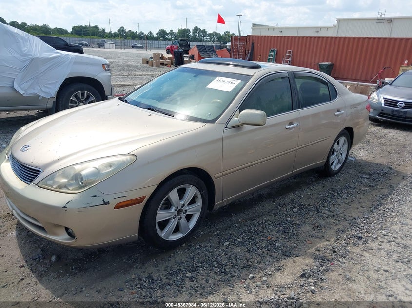 2005 Lexus Es 330 VIN JTHBA30G155075612 IAAI salvage auction — NORMAL WEAR, Repossession Paperwork (Georgia), sold $550 on 2026-07-13 (photo 2)