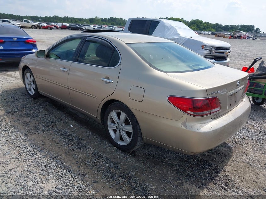 2005 Lexus Es 330 VIN JTHBA30G155075612 IAAI salvage auction — NORMAL WEAR, Repossession Paperwork (Georgia), sold $550 on 2026-07-13 (photo 3)