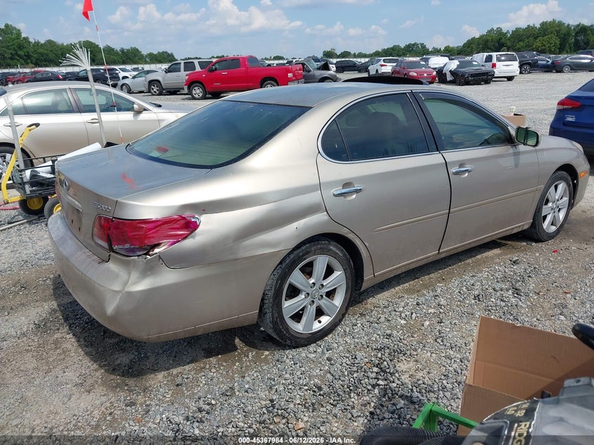 2005 Lexus Es 330 VIN JTHBA30G155075612 IAAI salvage auction — NORMAL WEAR, Repossession Paperwork (Georgia), sold $550 on 2026-07-13 (photo 4)
