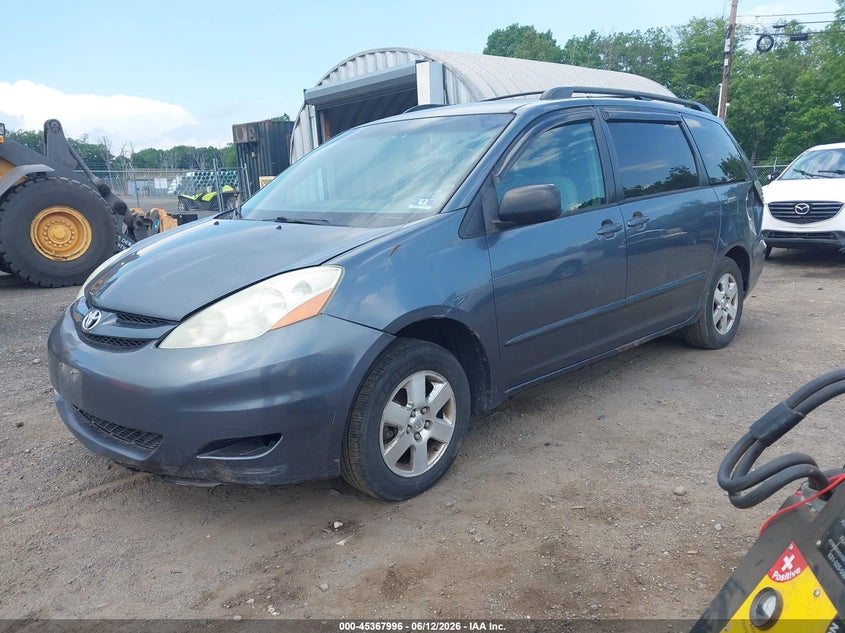 2006 Toyota Sienna VIN 5TDZA23C66S396723 IAAI salvage auction — NORMAL WEAR, Clear (New Jersey), sold $575 on 2026-07-16 (photo 2)