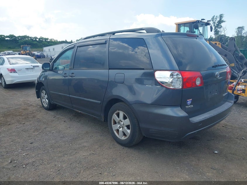 2006 Toyota Sienna VIN 5TDZA23C66S396723 IAAI salvage auction — NORMAL WEAR, Clear (New Jersey), sold $575 on 2026-07-16 (photo 3)