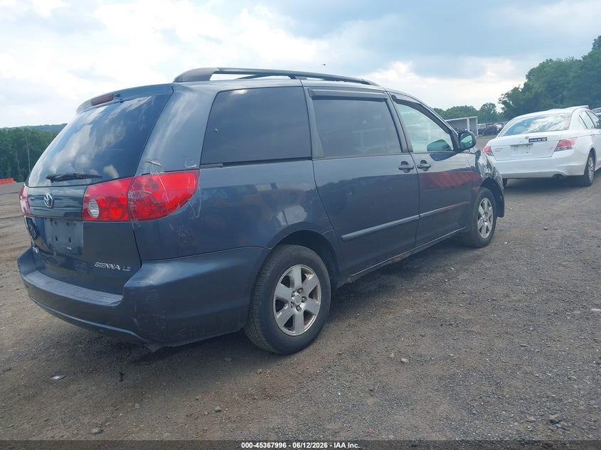 2006 Toyota Sienna VIN 5TDZA23C66S396723 IAAI salvage auction — NORMAL WEAR, Clear (New Jersey), sold $575 on 2026-07-16 (photo 4)
