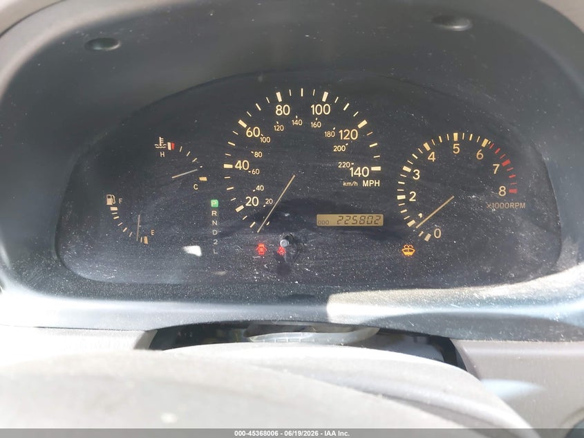 2002 Lexus Rx 300 VIN JTJGF10U220132697 IAAI salvage auction — FRONT & REAR, Clear (Florida), sold $550 on 2026-07-20 (photo 7)