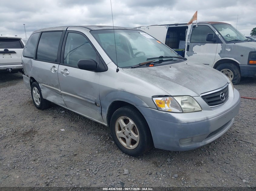 2001 Mazda Mpv VIN JM3LW28Y610184015 IAAI salvage auction — SIDE, Clear (Arkansas), sold $175 on 2026-07-26 (photo 1)