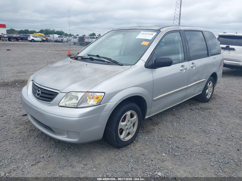 2001 Mazda Mpv VIN JM3LW28Y610184015 IAAI salvage auction — SIDE, Clear (Arkansas), sold $175 on 2026-07-26 (photo 2)