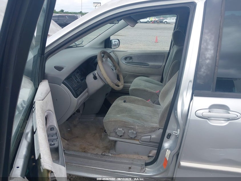2001 Mazda Mpv VIN JM3LW28Y610184015 IAAI salvage auction — SIDE, Clear (Arkansas), sold $175 on 2026-07-26 (photo 5)