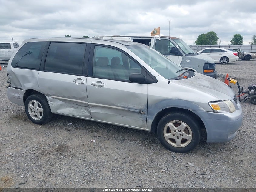 2001 Mazda Mpv VIN JM3LW28Y610184015 IAAI salvage auction — SIDE, Clear (Arkansas), sold $175 on 2026-07-26 (photo 6)