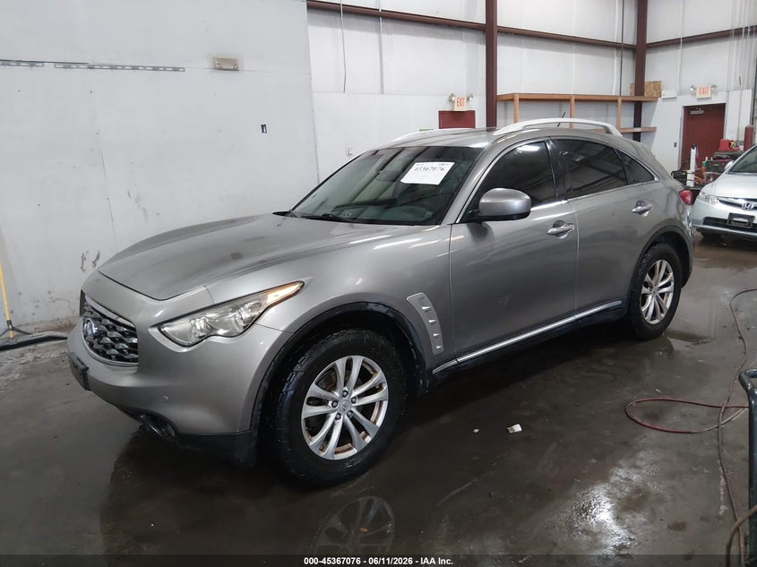 2009 Infiniti Fx VIN JNRAS18W89M150537 IAAI salvage auction — RIGHT REAR, Salvage (Idaho), sold $450 on 2026-07-10 (photo 2)