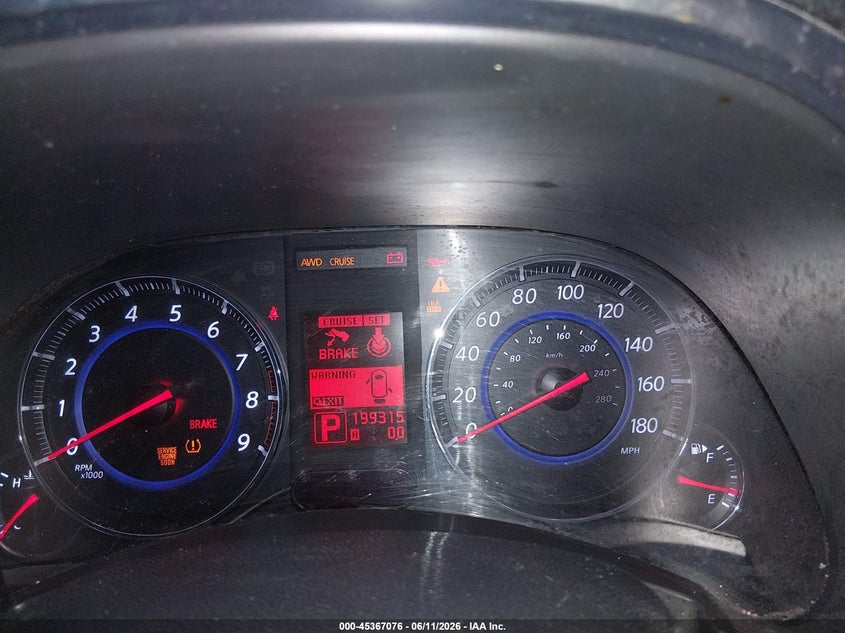 2009 Infiniti Fx VIN JNRAS18W89M150537 IAAI salvage auction — RIGHT REAR, Salvage (Idaho), sold $450 on 2026-07-10 (photo 7)