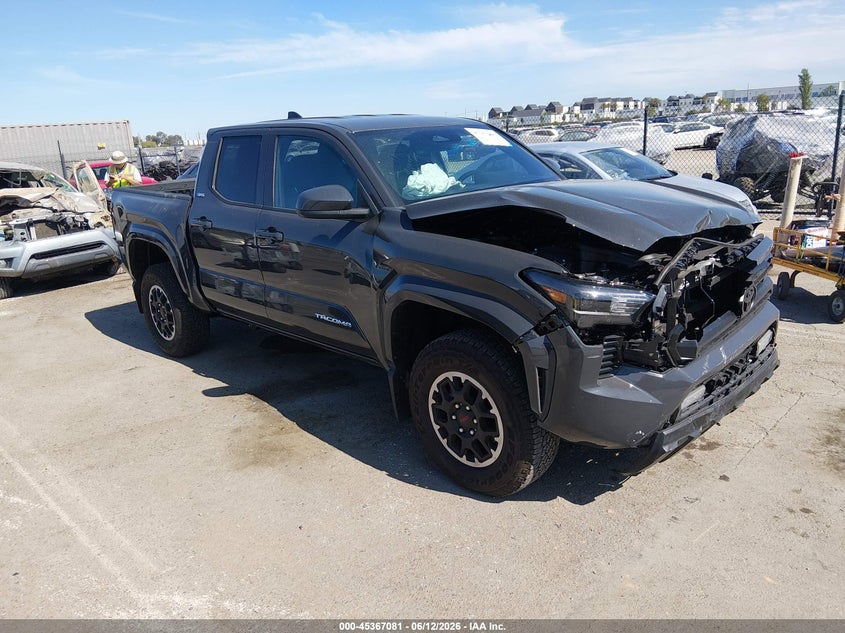 2025 Toyota Tacoma VIN 3TMKB5FN1SM053468 IAAI salvage auction — FRONT END, Salvage Title, sold $12,350 on 2026-07-13 (photo 1)