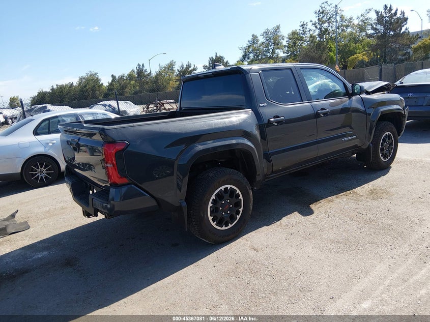 2025 Toyota Tacoma VIN 3TMKB5FN1SM053468 IAAI salvage auction — FRONT END, Salvage Title, sold $12,350 on 2026-07-13 (photo 4)