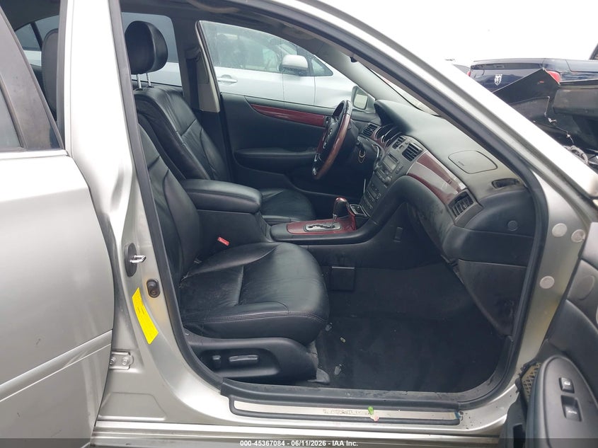 2003 Lexus Es 300 VIN JTHBF30G630110608 IAAI salvage auction — ENGINE BURN, Non-Repairable (California), sold $250 on 2026-07-09 (photo 5)