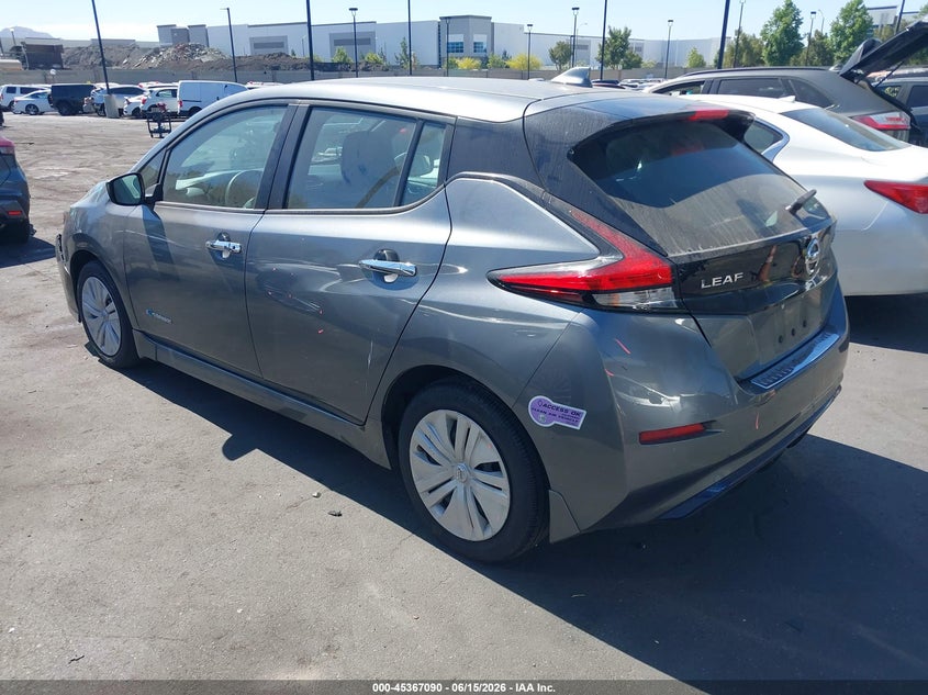 2019 Nissan Leaf VIN 1N4AZ1CP1KC307547 IAAI salvage auction — FRONT END, Salvage Title, sold $1,550 on 2026-07-24 (photo 3)