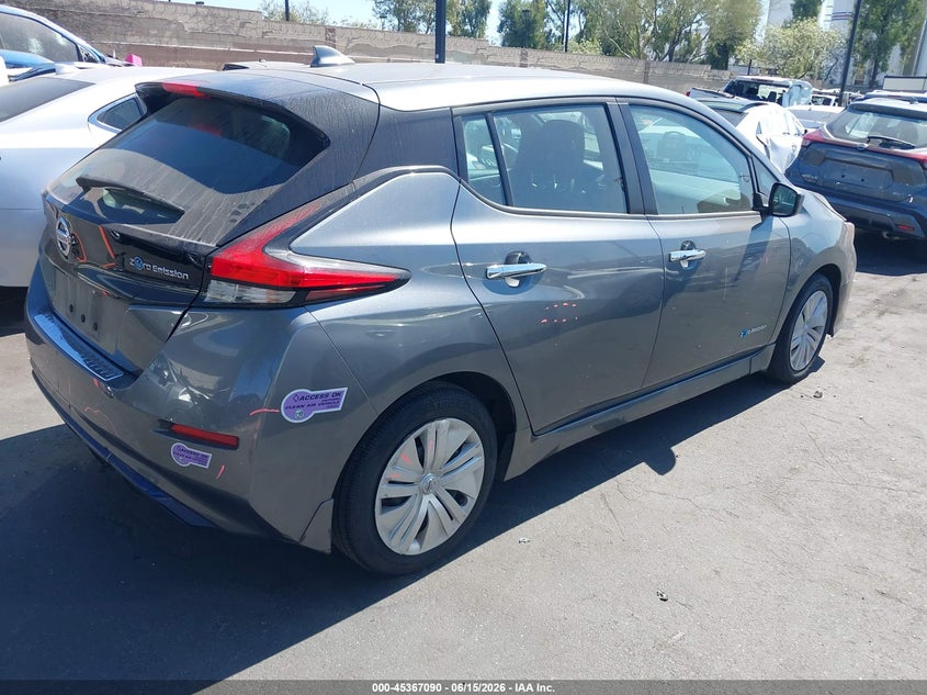 2019 Nissan Leaf VIN 1N4AZ1CP1KC307547 IAAI salvage auction — FRONT END, Salvage Title, sold $1,550 on 2026-07-24 (photo 4)