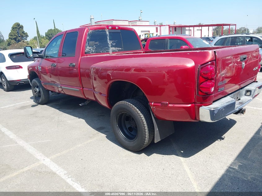 2007 Dodge Ram 3500 VIN 3D7MX48A67G800377 IAAI salvage auction — LEFT SIDE, Salvage Title - Dealer (California), sold $2,550 on 2026-07-09 (photo 3)