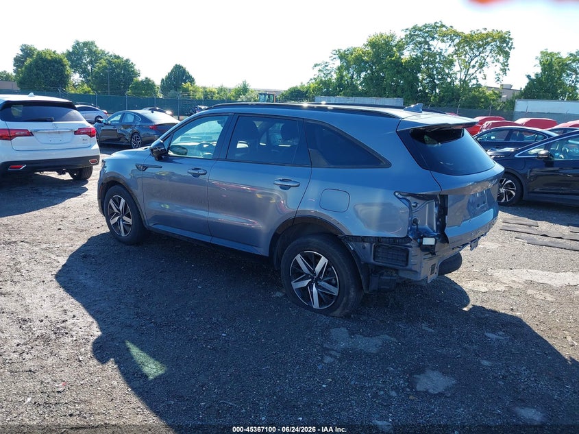 2022 Kia Sorento VIN 5XYRL4LC8NG126068 IAAI salvage auction — RIGHT REAR, Salvage Title, sold $8,850 on 2026-07-24 (photo 3)