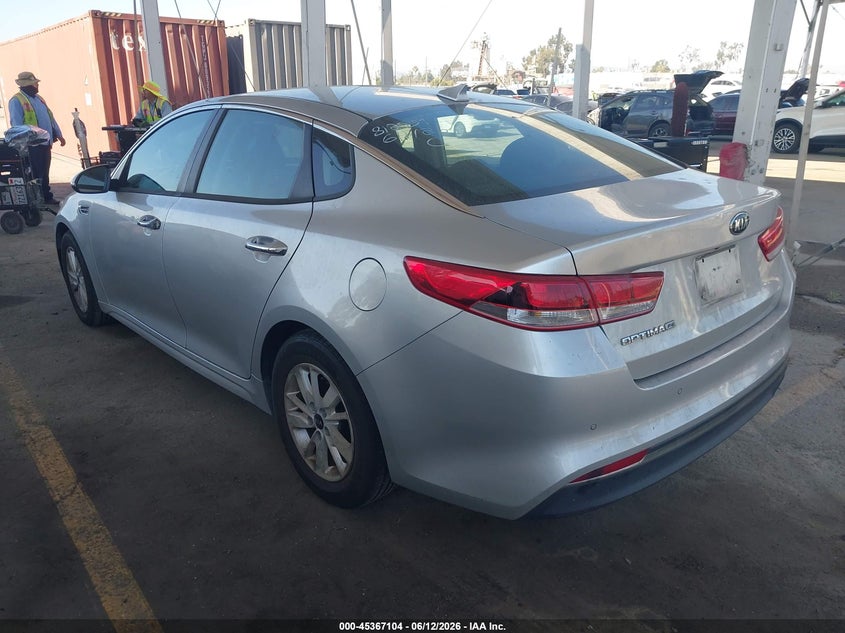 2018 Kia Optima VIN 5XXGT4L35JG210029 IAAI salvage auction — THEFT, Salvage (California), sold $2,825 on 2026-07-22 (photo 3)