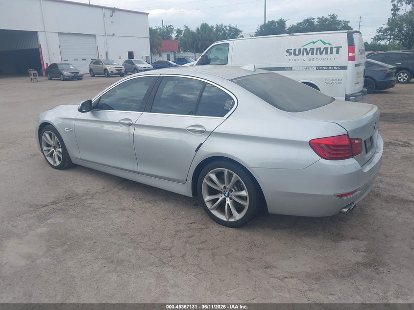 2014 BMW 5er VIN WBAXA5C59ED689338 IAAI salvage auction — NORMAL WEAR, Clear (Florida), sold $1,300 on 2026-07-22 (photo 3)