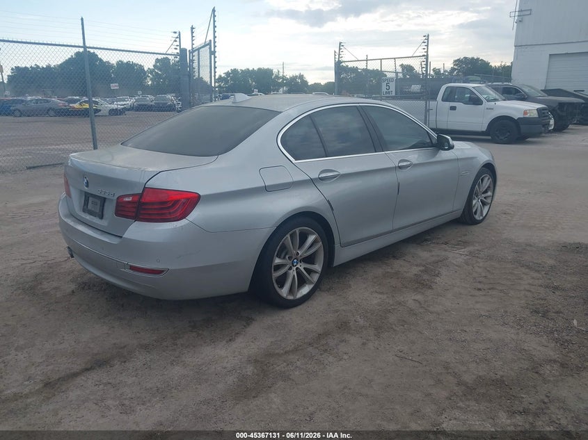 2014 BMW 5er VIN WBAXA5C59ED689338 IAAI salvage auction — NORMAL WEAR, Clear (Florida), sold $1,300 on 2026-07-22 (photo 4)