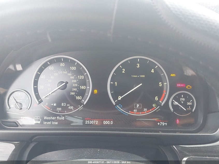 2014 BMW 5er VIN WBAXA5C59ED689338 IAAI salvage auction — NORMAL WEAR, Clear (Florida), sold $1,300 on 2026-07-22 (photo 7)