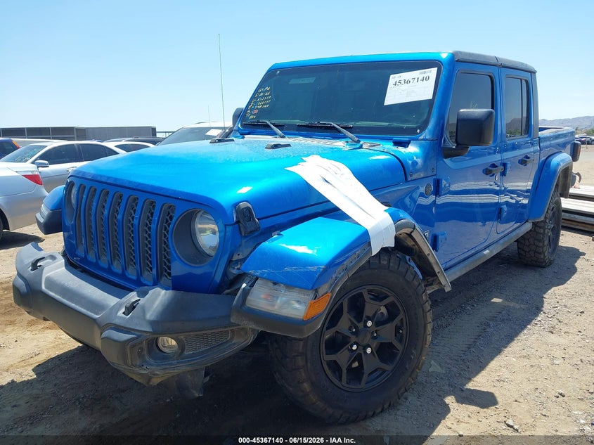2021 Jeep Gladiator VIN 1C6HJTAGXML513779 IAAI salvage auction — BIO HAZARD, Salvage (Arizona), sold $12,300 on 2026-07-28 (photo 2)