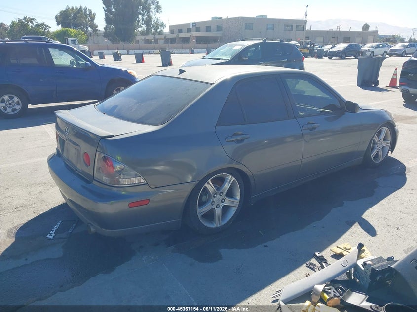 2004 Lexus Is VIN JTHBD192340094080 IAAI salvage auction — NORMAL WEAR, Clear - Dealer Only (California), sold $375 on 2026-07-13 (photo 4)