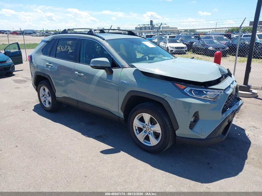 2021 Toyota Rav 4 VIN 4T3RWRFV7MU014878 IAAI salvage auction — LEFT FRONT, Salvage Title, sold $13,600 on 2026-08-24 (photo 1)