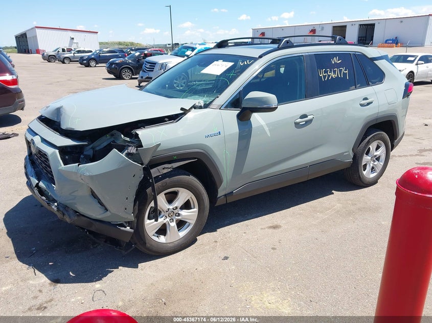 2021 Toyota Rav 4 VIN 4T3RWRFV7MU014878 IAAI salvage auction — LEFT FRONT, Salvage Title, sold $13,600 on 2026-08-24 (photo 2)
