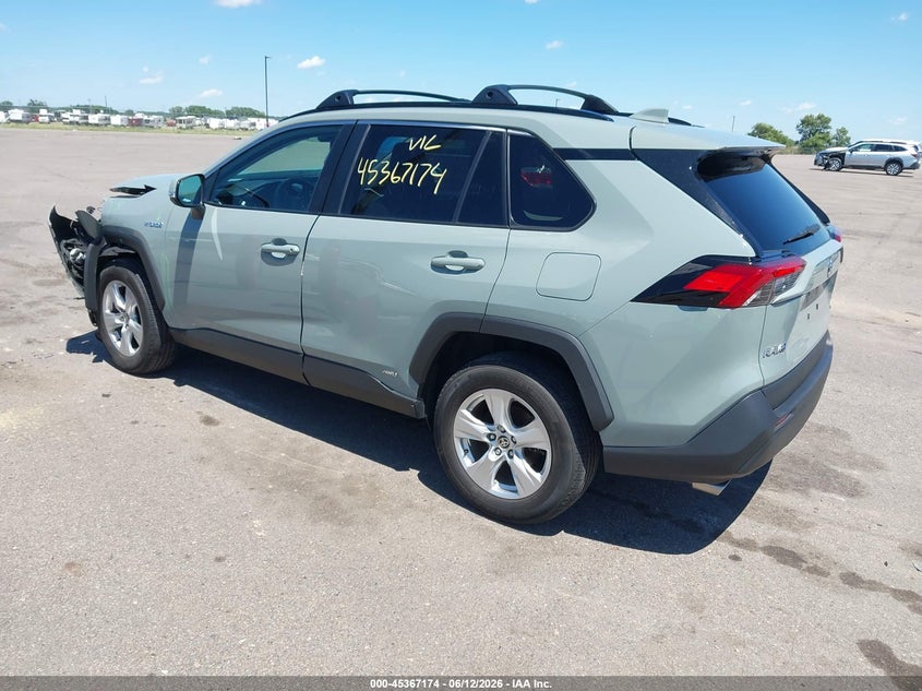 2021 Toyota Rav 4 VIN 4T3RWRFV7MU014878 IAAI salvage auction — LEFT FRONT, Salvage Title, sold $13,600 on 2026-08-24 (photo 3)