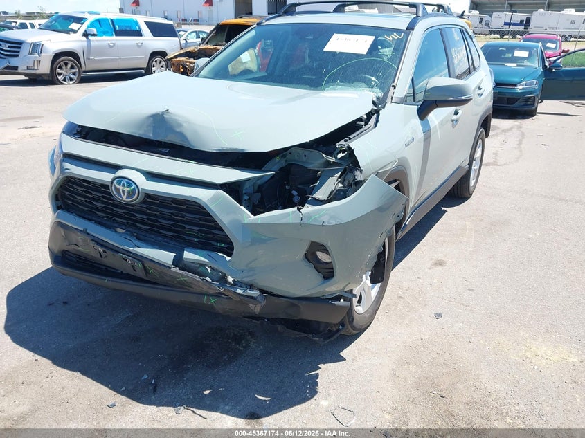 2021 Toyota Rav 4 VIN 4T3RWRFV7MU014878 IAAI salvage auction — LEFT FRONT, Salvage Title, sold $13,600 on 2026-08-24 (photo 6)