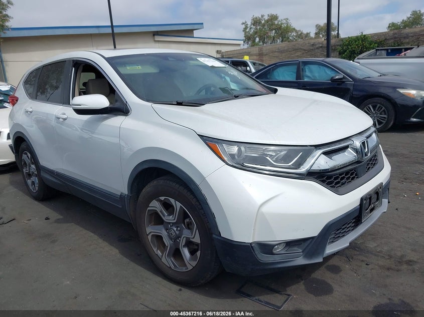 2019 Honda Cr-v VIN 7FARW1H87KE031843 IAAI salvage auction — LEFT REAR, Salvage Title, sold $5,600 on 2026-07-26 (photo 1)