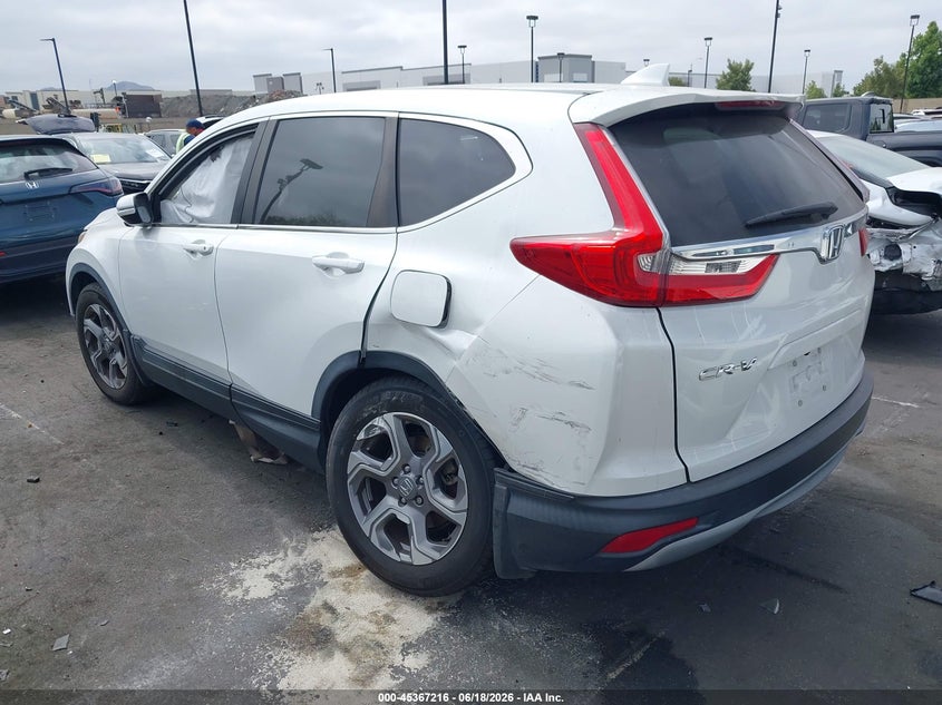 2019 Honda Cr-v VIN 7FARW1H87KE031843 IAAI salvage auction — LEFT REAR, Salvage Title, sold $5,600 on 2026-07-26 (photo 3)