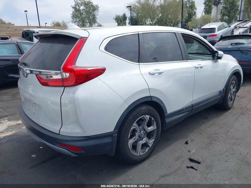 2019 Honda Cr-v VIN 7FARW1H87KE031843 IAAI salvage auction — LEFT REAR, Salvage Title, sold $5,600 on 2026-07-26 (photo 4)
