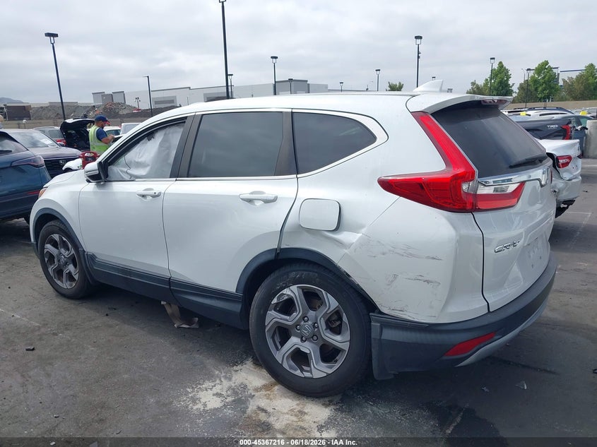 2019 Honda Cr-v VIN 7FARW1H87KE031843 IAAI salvage auction — LEFT REAR, Salvage Title, sold $5,600 on 2026-07-26 (photo 6)